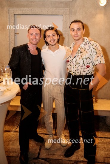  Christopher Parkinson, igralec;  Adam Filipe, igralec;  Lucas Piquero, igralecWest Side Story, muzikal, Festival Ljubljana 2022