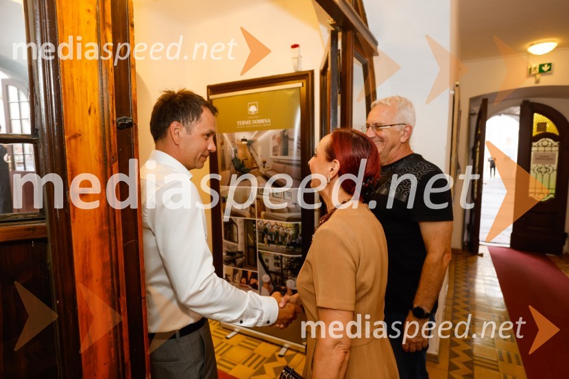  Leon Tomašić, direktor Terme Doberna;  ... ;  ... Sprejem Term Dobrna, West Side Story, Festival Ljubljana 2022