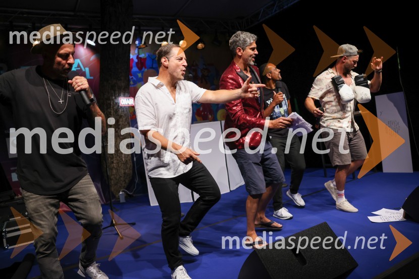  Boštjan Čukur, raper, 6 Pack Čukur;  John Denhof, predsednik uprave NKBM;  Bor Greiner, odgovorni urednik, Radio City;  Marcos  Tavares, nogometaš, NK Maribor;  Filip Flisar, nekdanji smučar prostega slogaAutsajderji, dobrodelni stand up roast