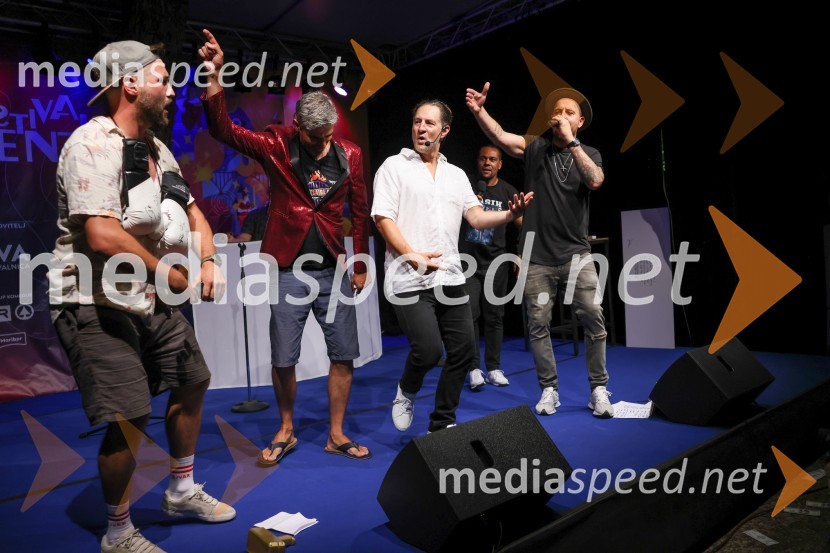  Filip Flisar, nekdanji smučar prostega sloga;  Bor Greiner, odgovorni urednik, Radio City;  John Denhof, predsednik uprave NKBM;  Marcos  Tavares, nogometaš, NK Maribor;  Boštjan Čukur, raper, 6 Pack ČukurAutsajderji, dobrodelni stand up roast