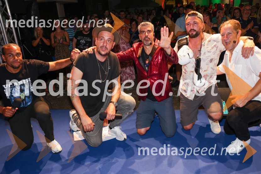  Marcos  Tavares, nogometaš, NK Maribor;  Boštjan Čukur, raper, 6 Pack Čukur;  Bor Greiner, odgovorni urednik, Radio City;  Filip Flisar, nekdanji smučar prostega sloga;  John Denhof, predsednik uprave NKBMAutsajderji, dobrodelni stand up roast