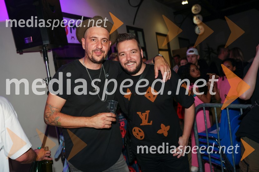  Boštjan Čukur, raper, 6 Pack Čukur;  Denis Bende Živčec, novinar, VečerAutsajderji, dobrodelni stand up roast