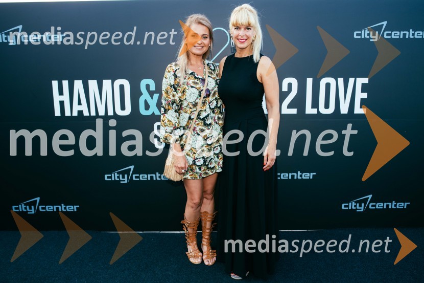  Mojca Škof, vizažistka;  Darja Lesjak, center manager, Citycenter CeljeHamo&Tribute 2 love s simfoniki, koncert v CityCenter Celje