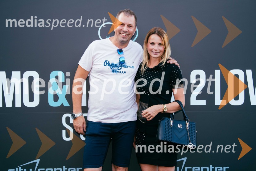 mag. Uroš Salobir, direktor Področja za strateške inovacije, ELES; mag. Darja Turk, podžupanja, Mestna občina CeljeHamo&Tribute 2 love s simfoniki, koncert v CityCenter Celje