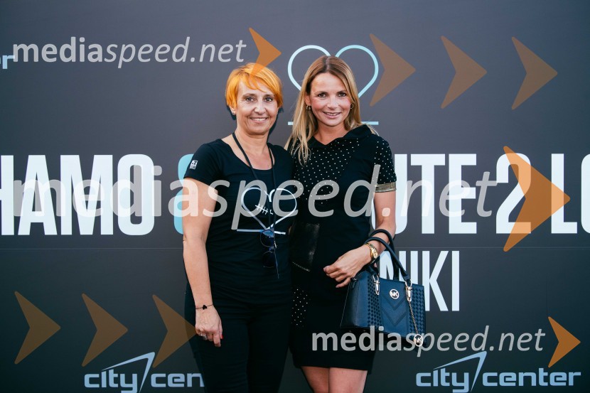  Nena Horvat, vodja marketinga City Center; mag. Darja Turk, podžupanja, Mestna občina CeljeHamo&Tribute 2 love s simfoniki, koncert v CityCenter Celje