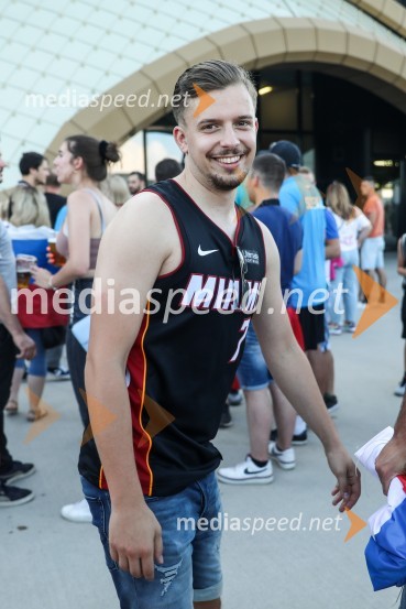 Košarkarska tekma Slovenija -  Hrvaška