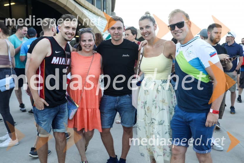 Košarkarska tekma Slovenija -  Hrvaška