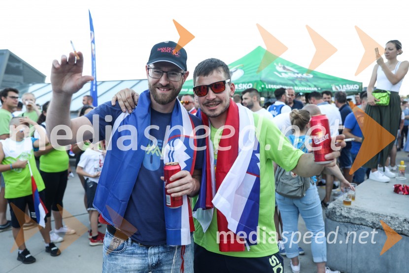 Košarkarska tekma Slovenija -  Hrvaška