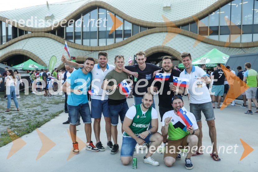 Košarkarska tekma Slovenija -  Hrvaška