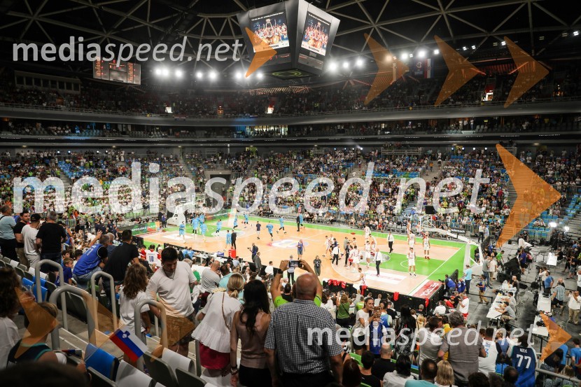 Košarkarska tekma Slovenija -  Hrvaška