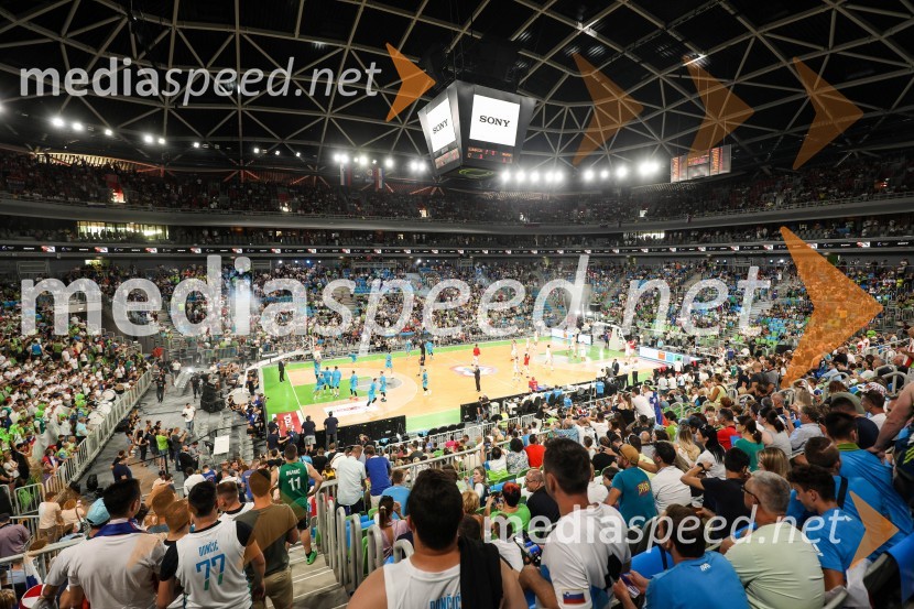 Košarkarska tekma Slovenija -  Hrvaška