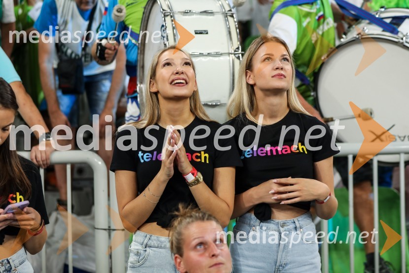 Košarkarska tekma Slovenija -  Hrvaška