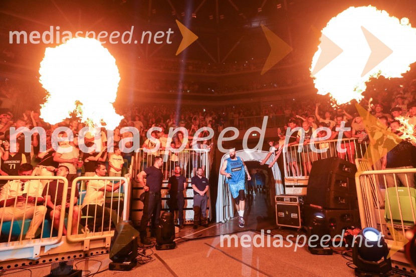  Žiga Dimec, košarkarKošarkarska tekma Slovenija -  Hrvaška