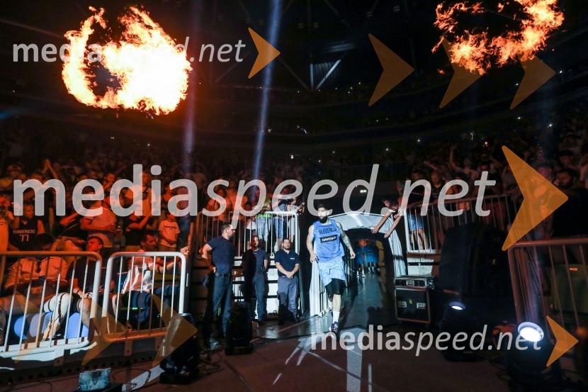  Žiga Dimec, košarkarKošarkarska tekma Slovenija -  Hrvaška