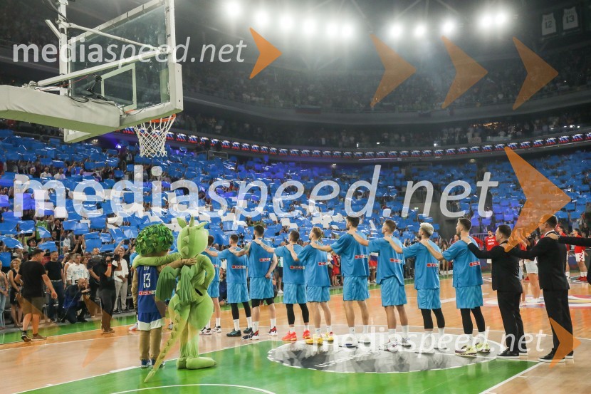 Košarkarska tekma Slovenija -  Hrvaška