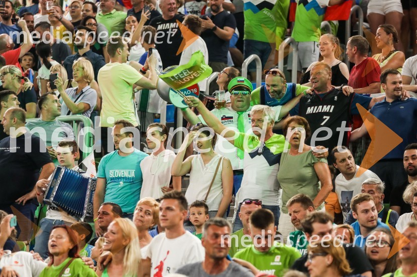 Košarkarska tekma Slovenija -  Hrvaška