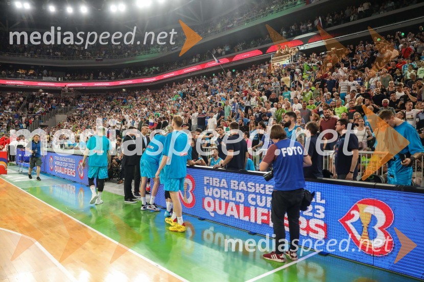 Košarkarska tekma Slovenija -  Hrvaška