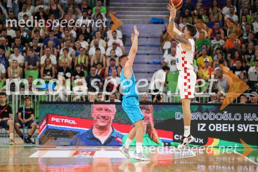 Košarkarska tekma Slovenija -  Hrvaška