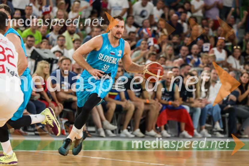  Zoran Dragić, košarkarKošarkarska tekma Slovenija -  Hrvaška