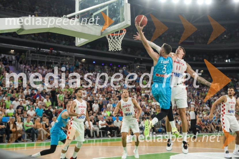  Roko Rogić, košarkaš;  Bogdan Bogdanović, košarkaš;  Goran Dragić, košarkar;  Tomislav Zubčić, košarkašKošarkarska tekma Slovenija -  Hrvaška