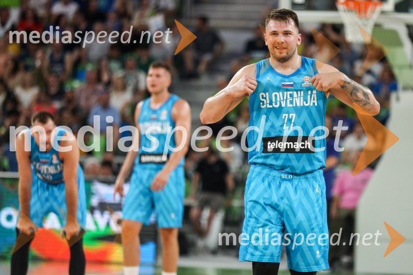  Luka  Dončić, košarkarKošarkarska tekma Slovenija -  Hrvaška