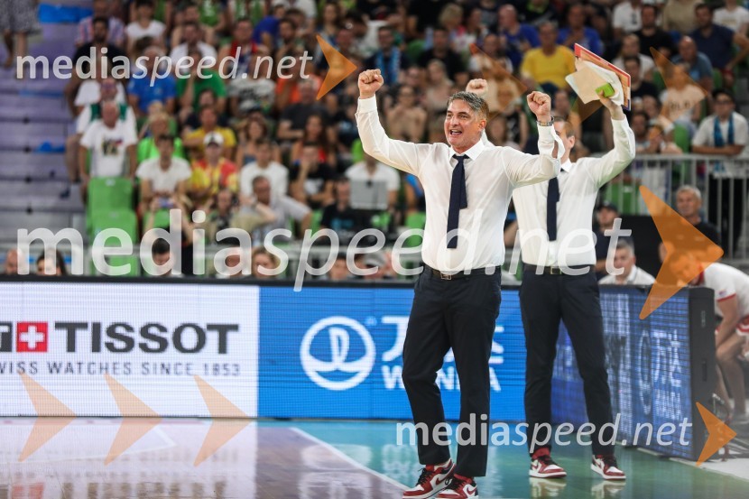 Košarkarska tekma Slovenija -  Hrvaška