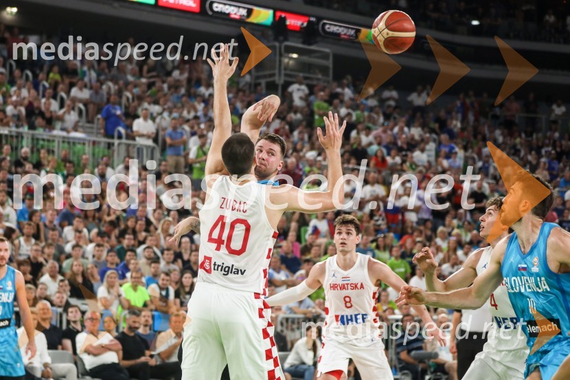  Ivica Zubac, košarkaš;  Luka  Dončić, košarkar;  Mario Hezonja, košarkaš;  Roko Prkačin, košarkaš;  Mike Tobey, košarkašKošarkarska tekma Slovenija -  Hrvaška