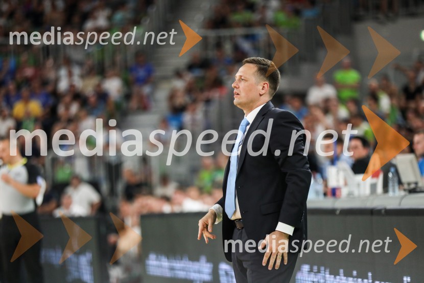  Aleksander Sekulić, selektorKošarkarska tekma Slovenija -  Hrvaška