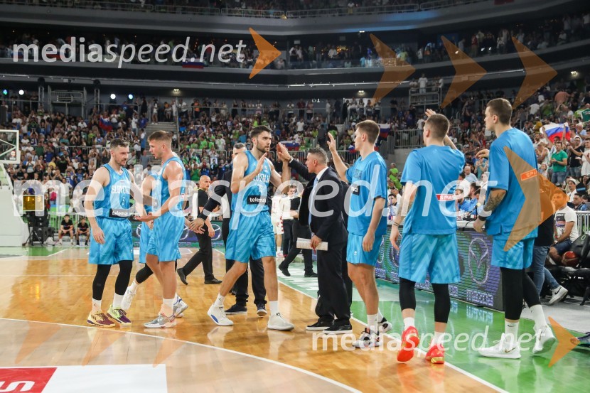 Košarkarska tekma Slovenija -  Hrvaška