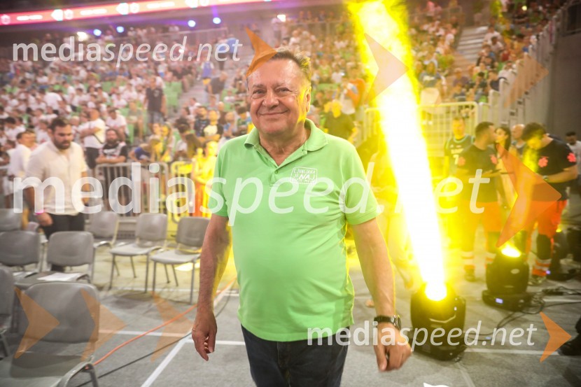  Zoran Janković, župan, Mestna občina LjubljanaKošarkarska tekma Slovenija -  Hrvaška