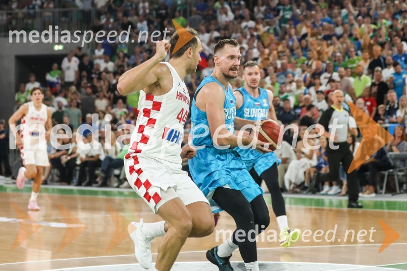  Bogdan Bogdanović, košarkaš;  Goran Dragić, košarkarKošarkarska tekma Slovenija -  Hrvaška