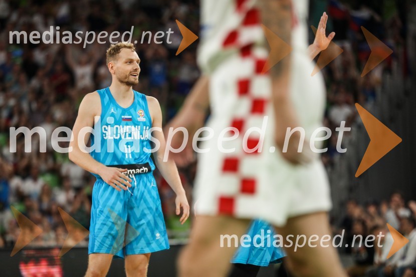  Jaka Blažič, košarkarKošarkarska tekma Slovenija -  Hrvaška