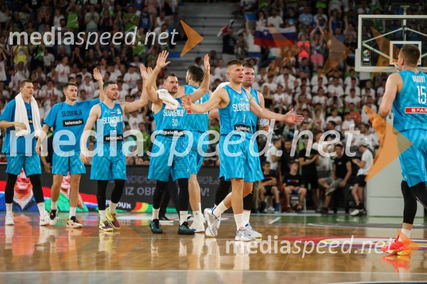 Košarkarska tekma Slovenija -  Hrvaška