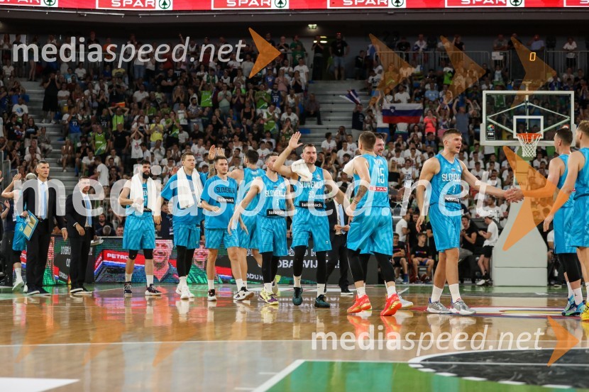 Košarkarska tekma Slovenija -  Hrvaška