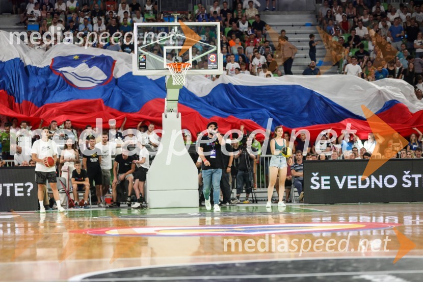Košarkarska tekma Slovenija -  Hrvaška