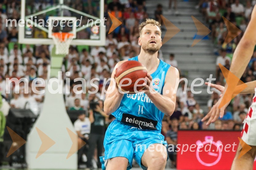  Jaka Blažič, košarkarKošarkarska tekma Slovenija -  Hrvaška