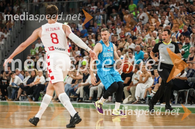  Mario Hezonja, košarkaš;  Goran Dragić, košarkarKošarkarska tekma Slovenija -  Hrvaška