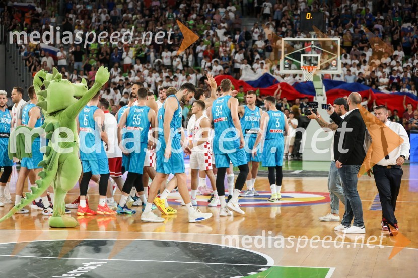 Košarkarska tekma Slovenija -  Hrvaška