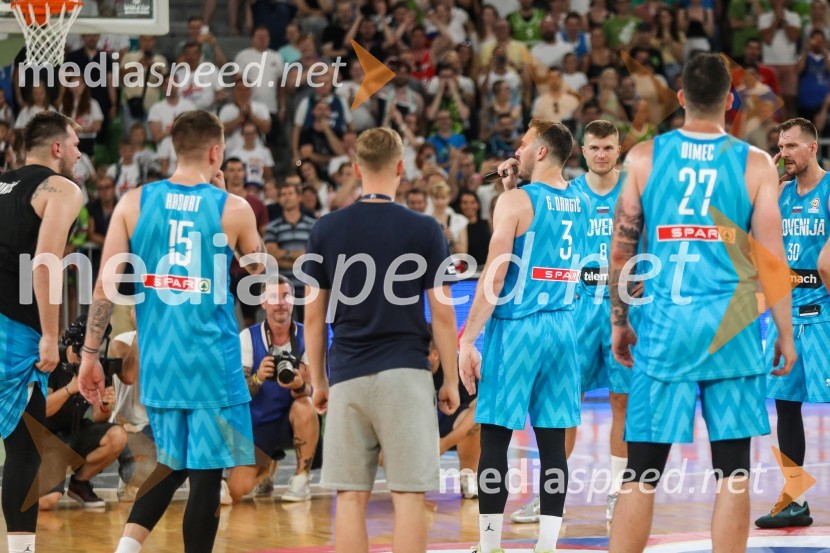 Košarkarska tekma Slovenija -  Hrvaška