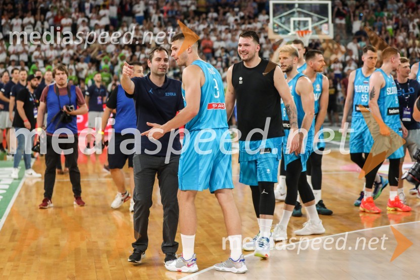  ... ;  Goran Dragić, košarkar;  Luka  Dončić, košarkarKošarkarska tekma Slovenija -  Hrvaška