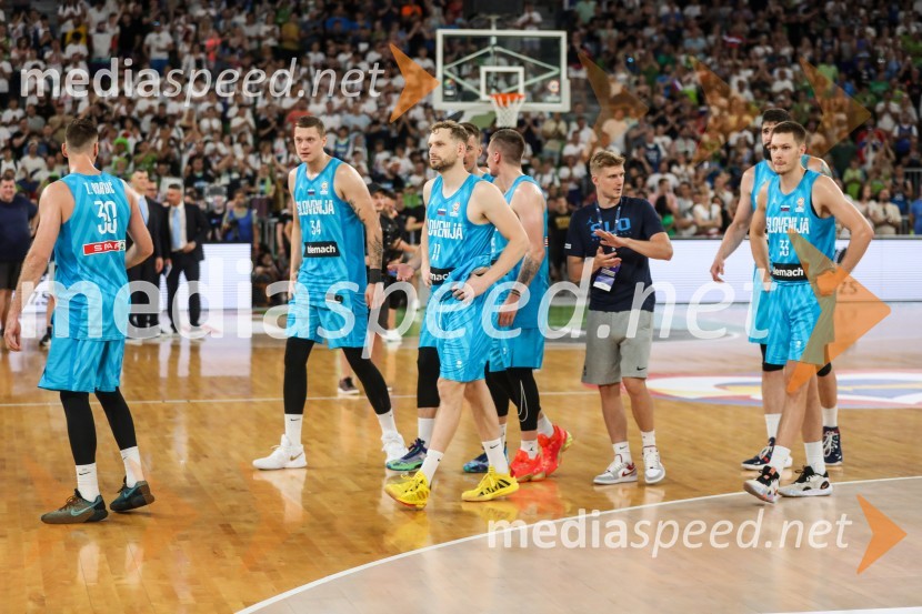 Košarkarska tekma Slovenija -  Hrvaška