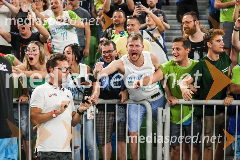 Košarkarska tekma Slovenija -  Hrvaška