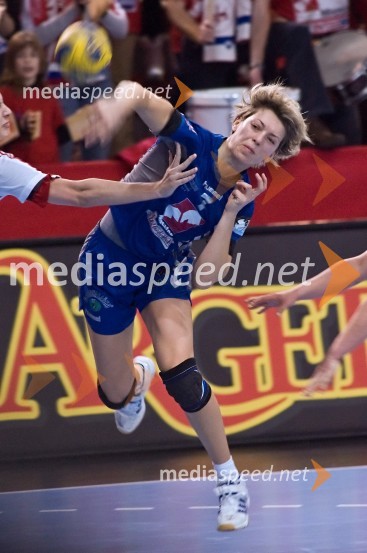 Maryna Vergelyuk, rokometašica Krim MercatorjaRokomet, Liga prvakinj, 5. krog skupine D: Krim Mercator - Nürnberg