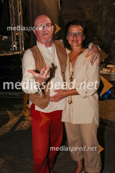  Tomaž Domicelj, glasbenik;  Irena DomiceljKoncert skupine BAJAGA I INSTRUKTORI, Festival Lent 2022