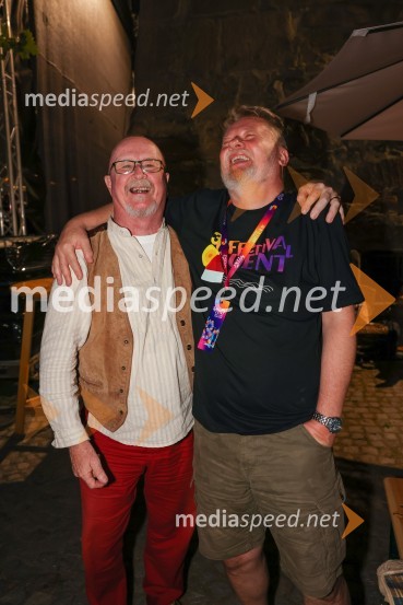  Tomaž Domicelj, glasbenik;  Saša Olenjuk, koncertni mojsterKoncert skupine BAJAGA I INSTRUKTORI, Festival Lent 2022