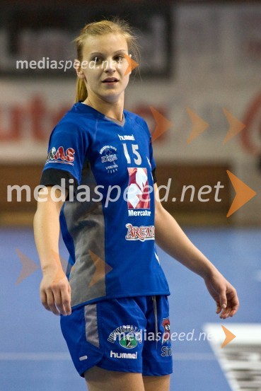 Barbara Varlec, rokometašica Krim MercatorjaRokomet, Liga prvakinj, 5. krog skupine D: Krim Mercator - Nürnberg