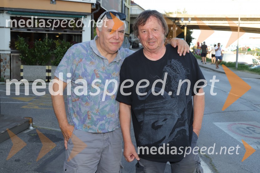  Zoran Predin, glasbenik;  Drago Mislej-Mef, glasbenikFestival Lent 2022, zaključek