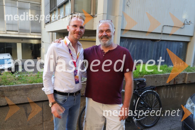  Bojan Glaser, koreograf AFS Študent;  Danilo  Ženko, tonski mojsterFestival Lent 2022, zaključek