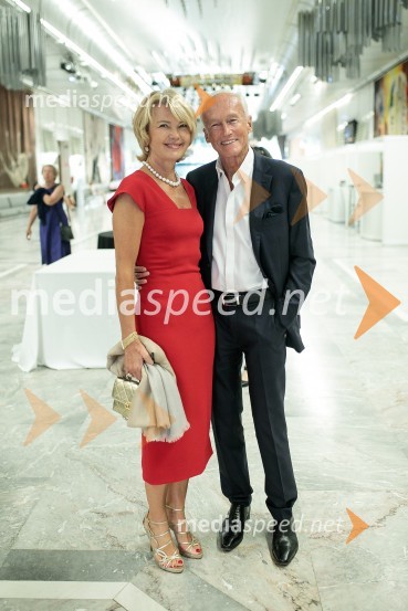  Nevenka Črešnar Pergar, lastnica in direktorica podjetja NP Consulting;  Janez  Pergar, prokurist NP ConsultingRekviem, Festival Ljubljana 2022