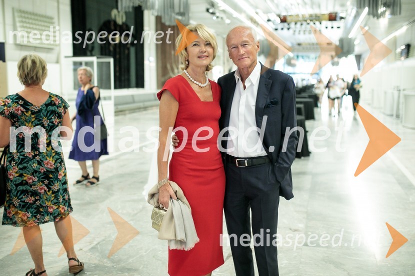  Nevenka Črešnar Pergar, lastnica in direktorica podjetja NP Consulting;  Janez  Pergar, prokurist NP ConsultingRekviem, Festival Ljubljana 2022